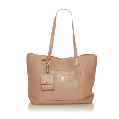 Prada Vitello Daino Tote Bag (SHG-27220)