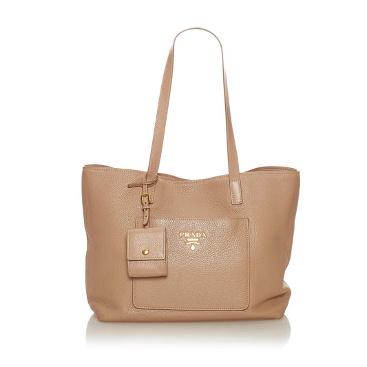 Prada Vitello Daino Tote Bag (SHG-27220)