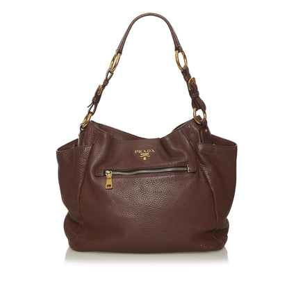 Prada Vitello Daino Tote Bag (SHG-33845)
