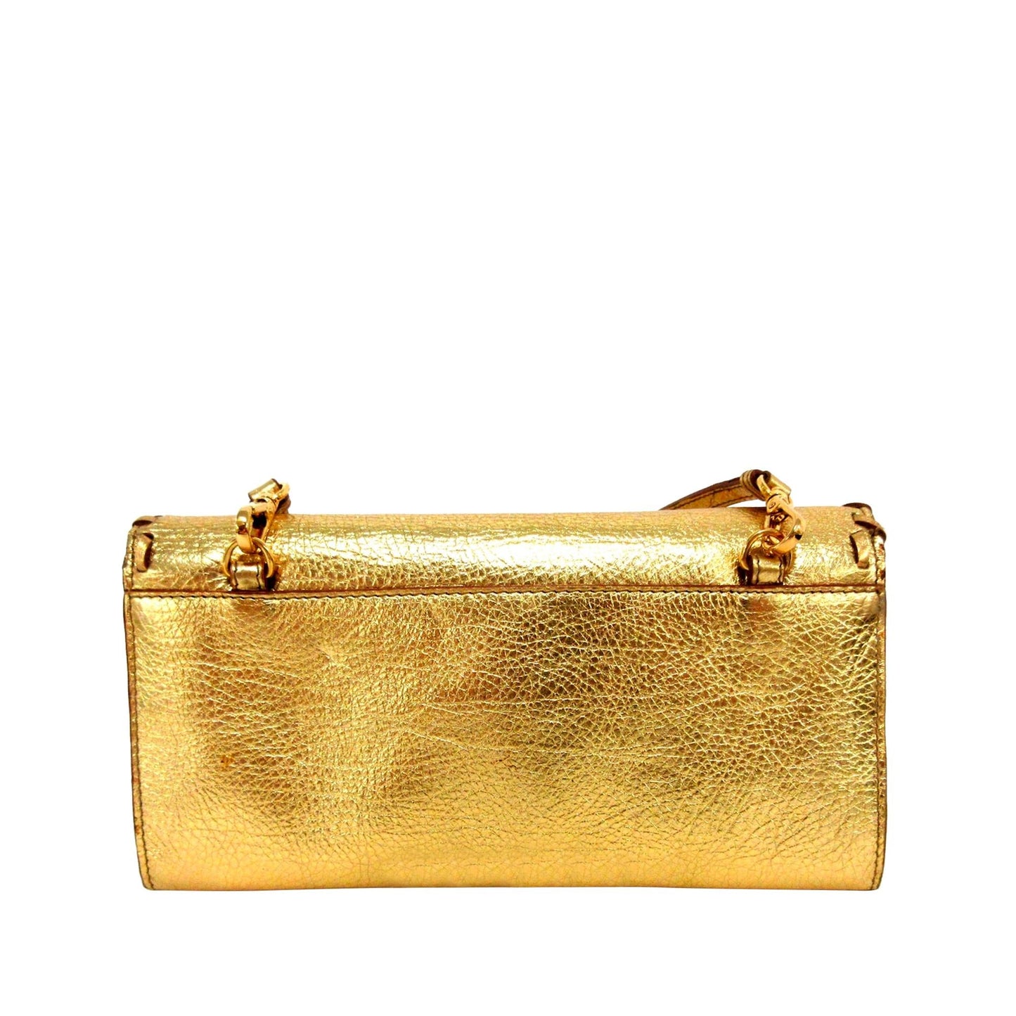 Prada Vitello Leather Wallet On Strap (SHG-35072)