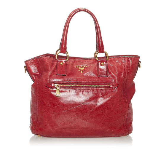 Prada Vitello Lux Tote Bag (SHG-28081)