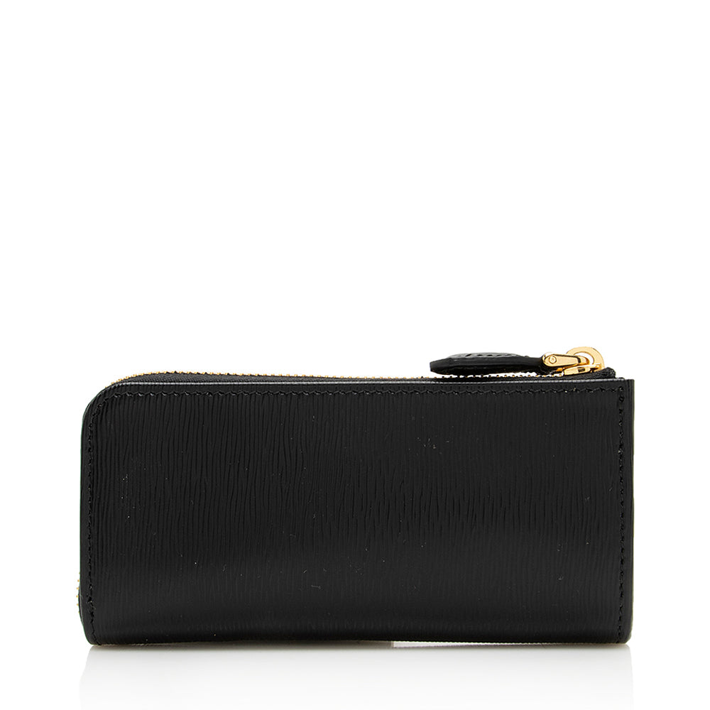 Prada Vitello Move Zip Around Key Holder (SHF-18999)