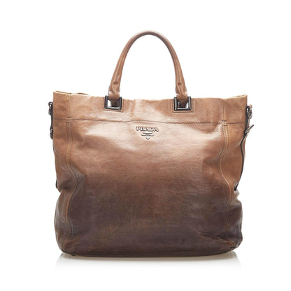 Prada Vitello Shine Satchel (SHG-16534)