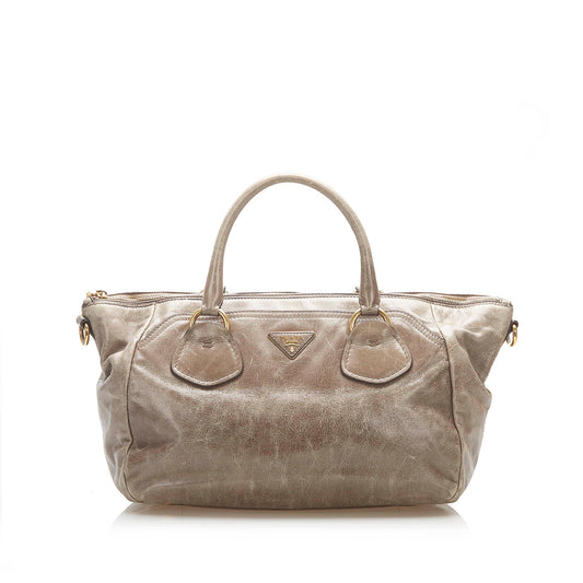 Prada Vitello Shine Satchel (SHG-26465)