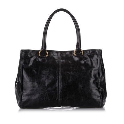 Prada Vitello Shine Satchel (SHG-18698)