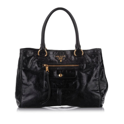 Prada Vitello Shine Satchel (SHG-18698)