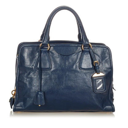 Prada Vitello Shine Satchel (SHG-23789)