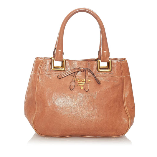 Prada Vitello Shine Satchel (SHG-27313)