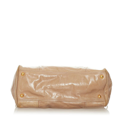 Prada Vitello Shine Satchel (SHG-27635)