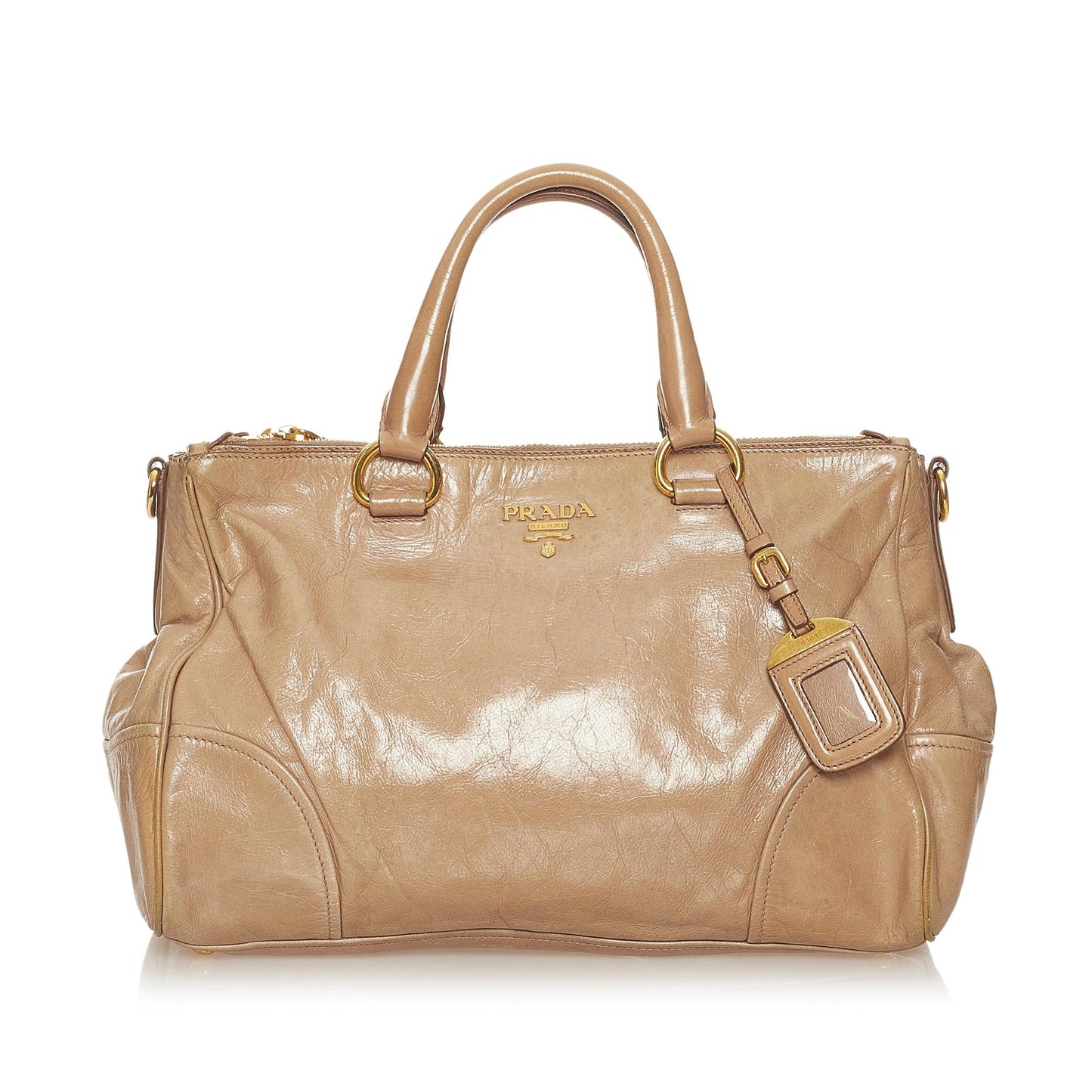 Prada Vitello Shine Satchel (SHG-27635)