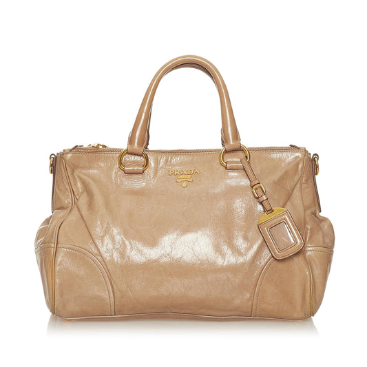 Prada Vitello Shine Satchel (SHG-27635)