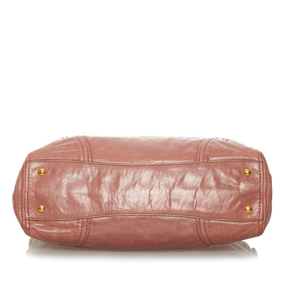 Prada Vitello Shine Satchel (SHG-28448)