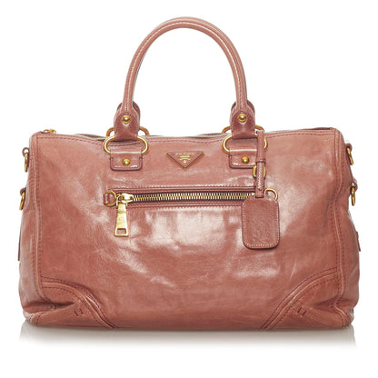 Prada Vitello Shine Satchel (SHG-28448)