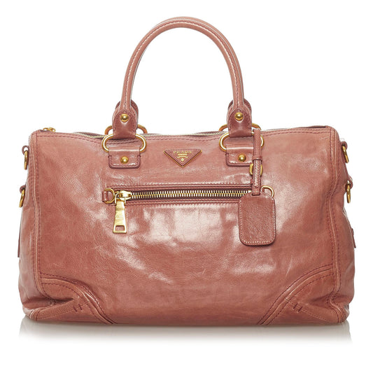 Prada Vitello Shine Satchel (SHG-28448)