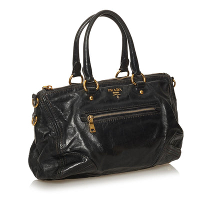 Prada Vitello Shine Satchel (SHG-29261)