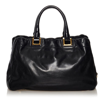 Prada Vitello Shine Satchel (SHG-32949)