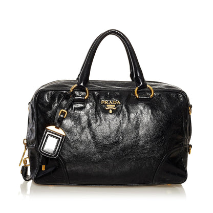 Prada Vitello Shine Satchel (SHG-35110)