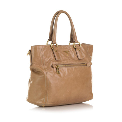 Prada Vitello Shine Satchel (SHG-36975)
