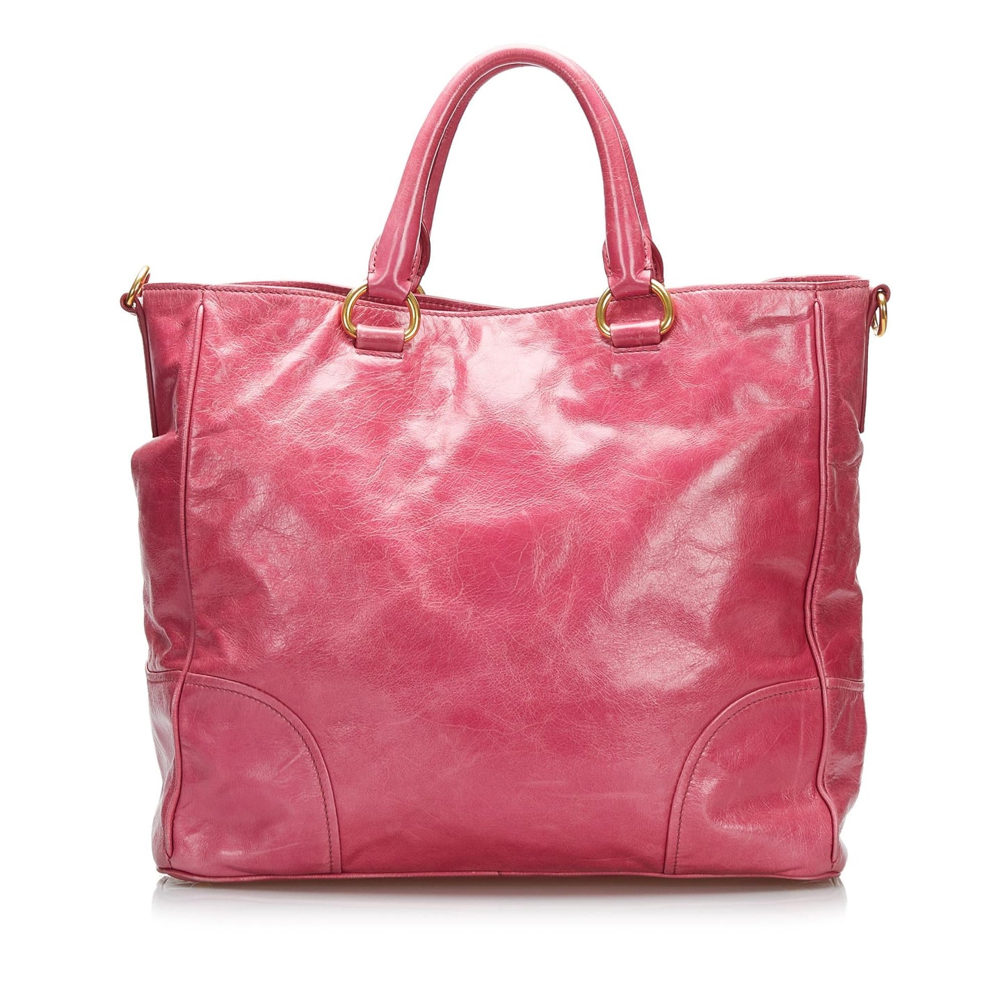 Prada Vitello Shine Satchel (SHG-LEbO3D)