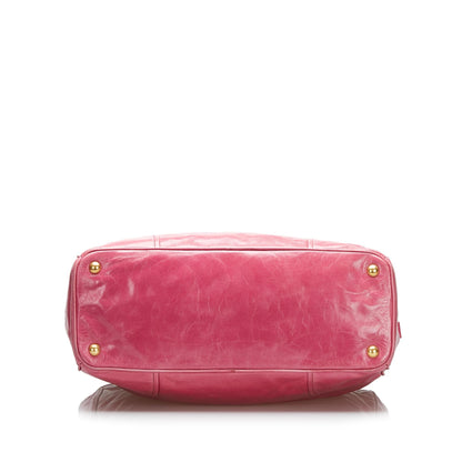 Prada Vitello Shine Satchel (SHG-LEbO3D)