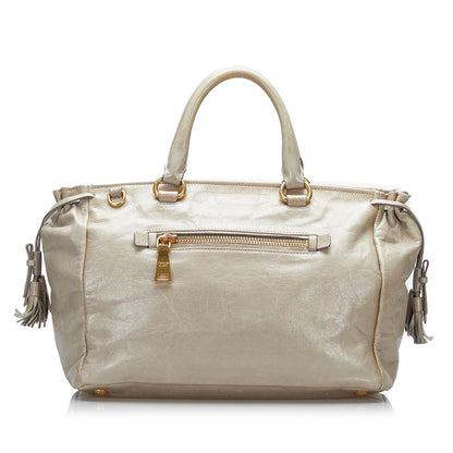 Prada Vitello Shine Satchel (SHG-OF4IHb)