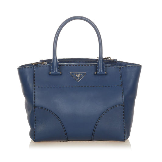 Prada Vitello Twin Pocket Satchel (SHG-25063)