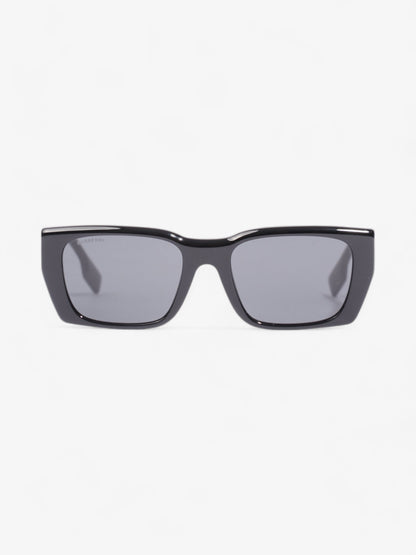 Burberry Rectangle-Frame Sunglasses Black Acetate 140mm