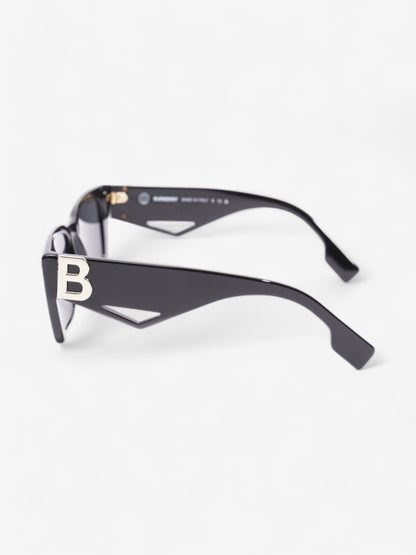 Burberry Rectangle-Frame Sunglasses Black Acetate 140mm