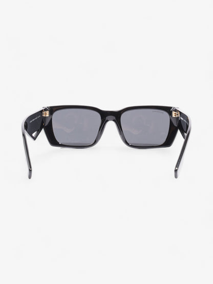 Burberry Rectangle-Frame Sunglasses Black Acetate 140mm