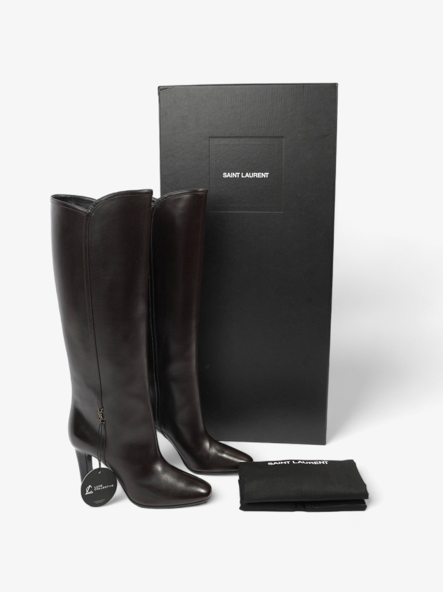 Saint Laurent Boots 110 Black Leather EU 38.5 UK 5.5