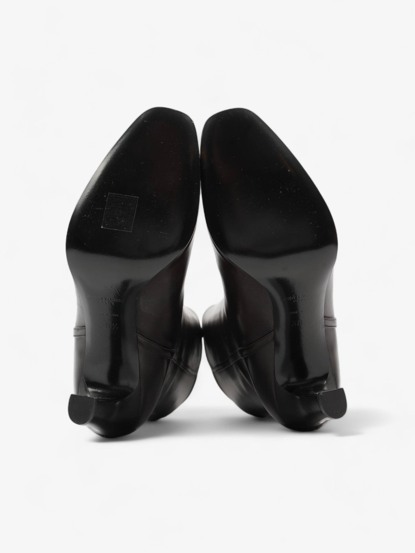 Saint Laurent Boots 110 Black Leather EU 38.5 UK 5.5