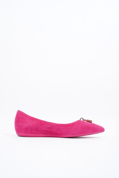 Louis Vuitton Ballet Flat Pink Velvet EU 35.5 UK 2.5