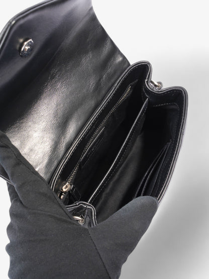 Saint Laurent Lou Lou Black Matelasse Leather Toy