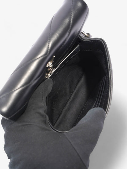 Saint Laurent Lou Lou Black Matelasse Leather Toy