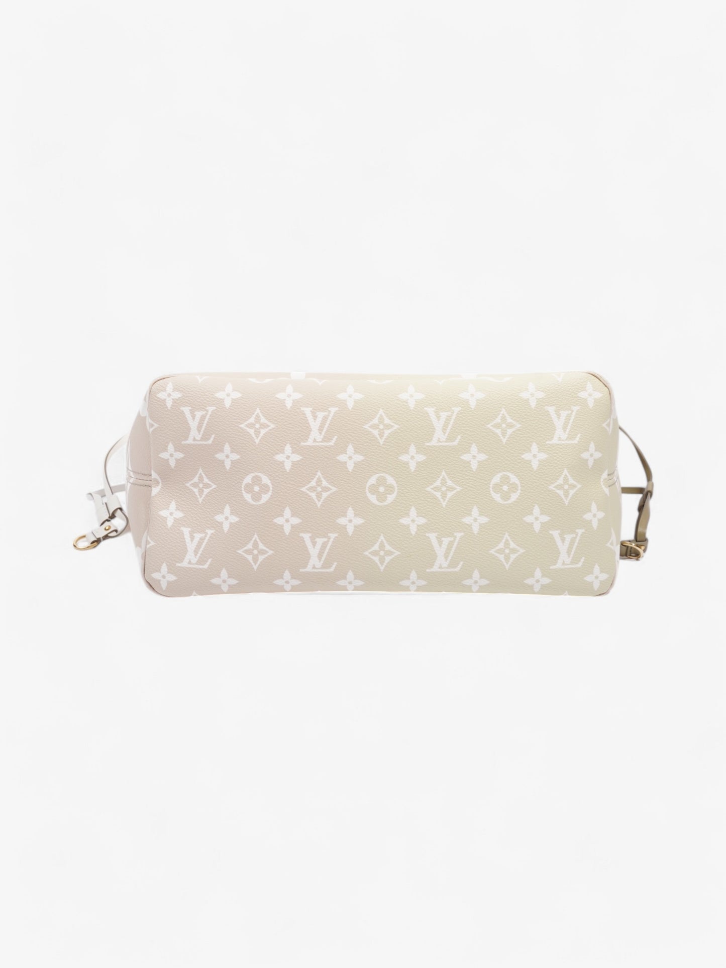 Louis Vuitton Neverfull Spring In The City Khaki / White / Beige Coated Canvas MM