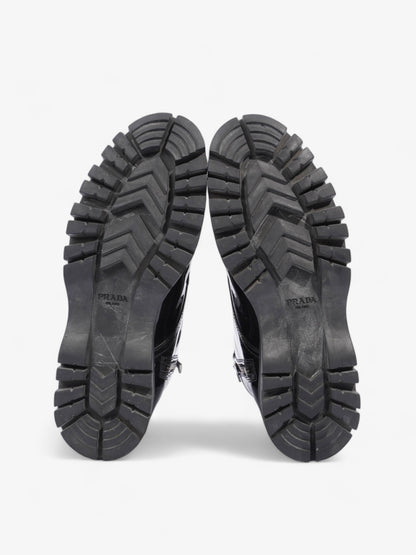 Prada Boots Black Patent Leather EU 36.5 UK 3.5