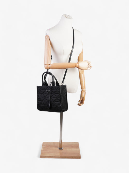 Prada Symbole Black Fabric Medium
