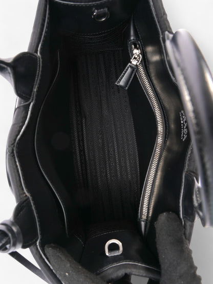 Prada Symbole Black Fabric Medium