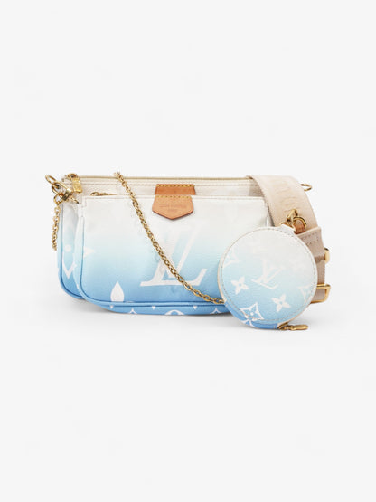 Louis Vuitton By The Pool Multi Pochette Accessoires Blue Gradient Monogram Coated Canvas