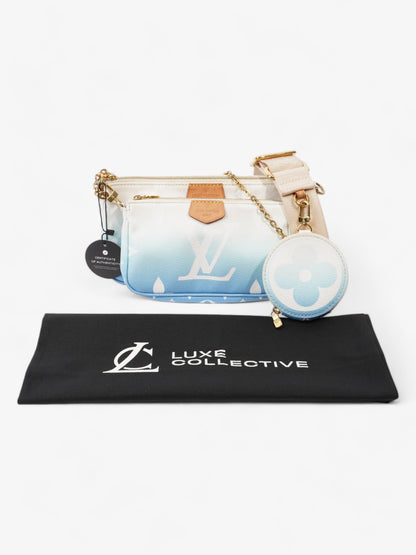 Louis Vuitton By The Pool Multi Pochette Accessoires Blue Gradient Monogram Coated Canvas