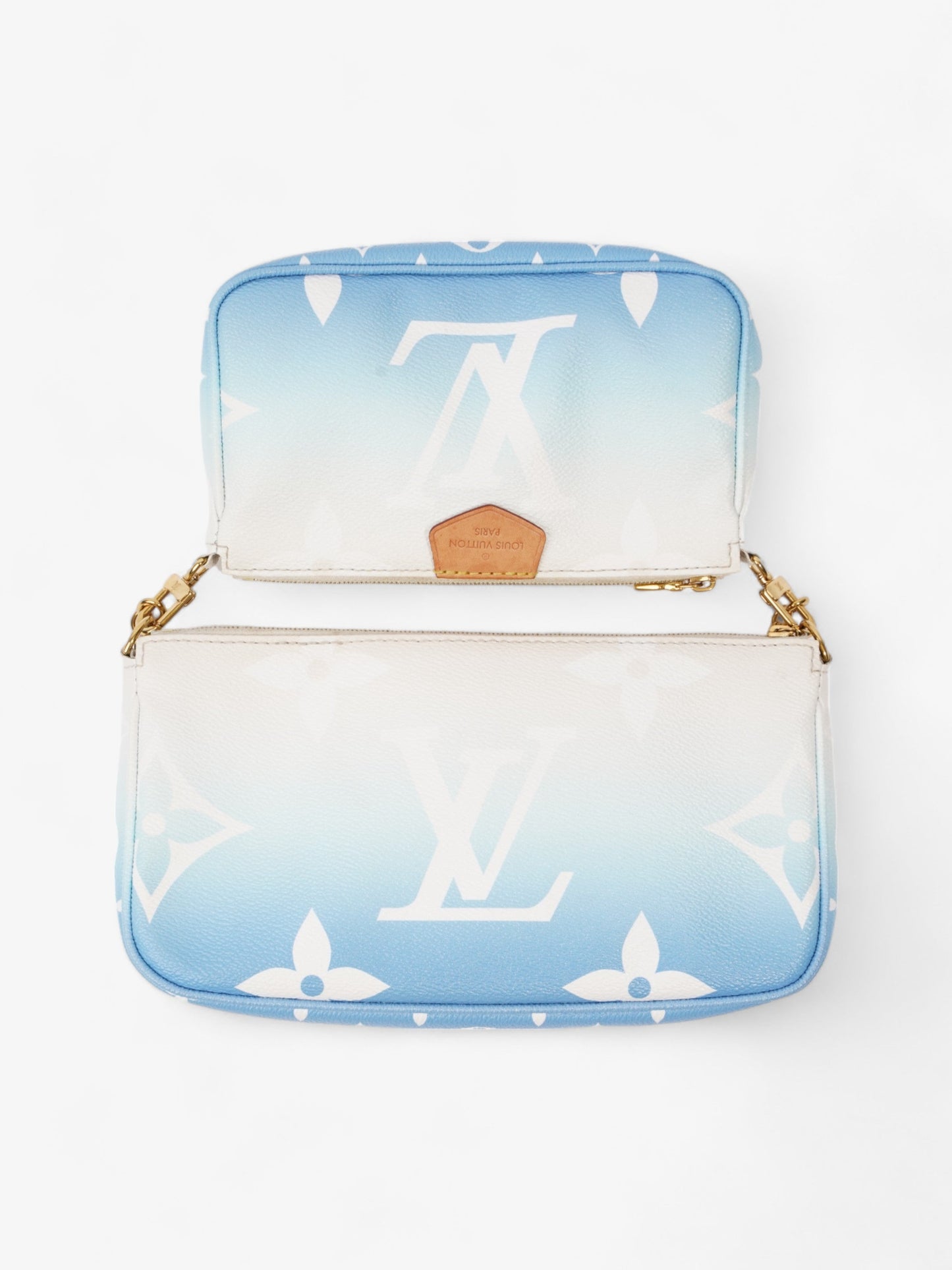 Louis Vuitton By The Pool Multi Pochette Accessoires Blue Gradient Monogram Coated Canvas