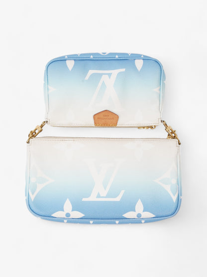 Louis Vuitton By The Pool Multi Pochette Accessoires Blue Gradient Monogram Coated Canvas