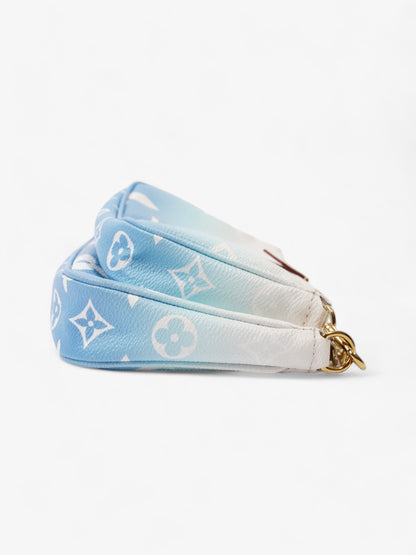 Louis Vuitton By The Pool Multi Pochette Accessoires Blue Gradient Monogram Coated Canvas