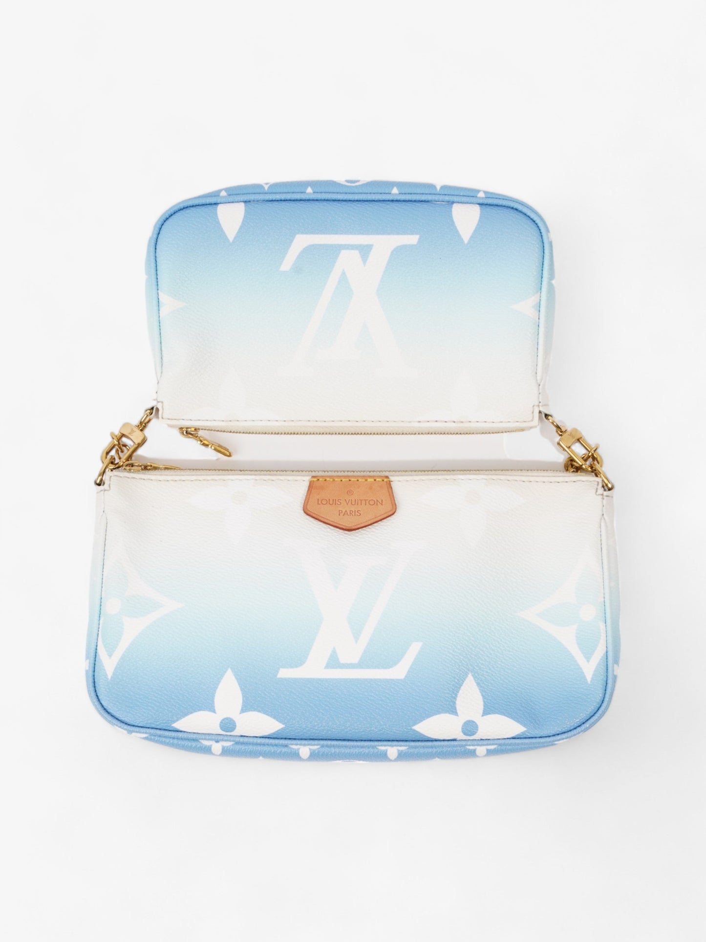 Louis Vuitton By The Pool Multi Pochette Accessoires Blue Gradient Monogram Coated Canvas