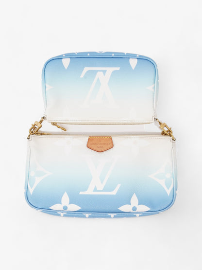Louis Vuitton By The Pool Multi Pochette Accessoires Blue Gradient Monogram Coated Canvas