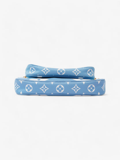 Louis Vuitton By The Pool Multi Pochette Accessoires Blue Gradient Monogram Coated Canvas
