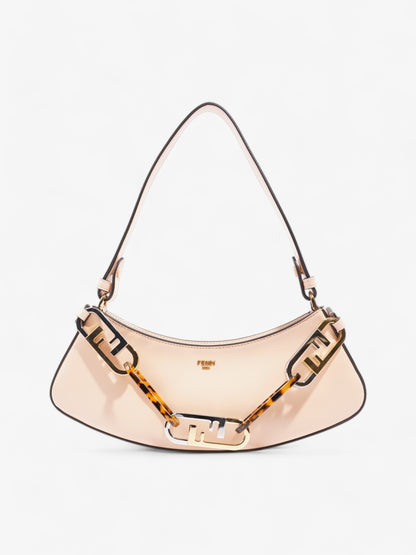 Fendi O Lock Swing Light Rose / Tortoise / Silver Calfskin Leather