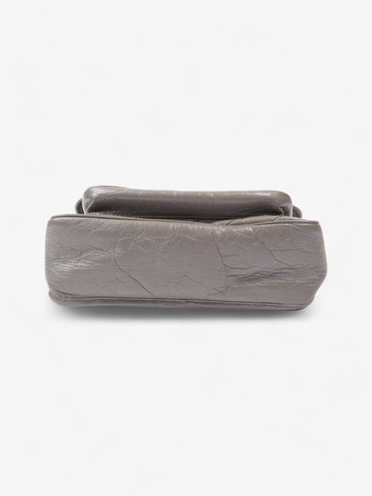 Saint Laurent Niki Grey Calfskin Leather Medium