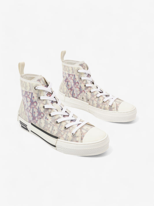 Christian Dior B23 High-tops White  / Blue / Red Mesh EU 41.5 UK 8.5