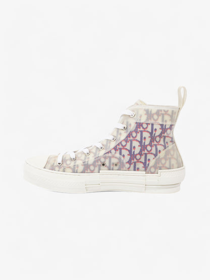 Christian Dior B23 High-tops White  / Blue / Red Mesh EU 41.5 UK 8.5